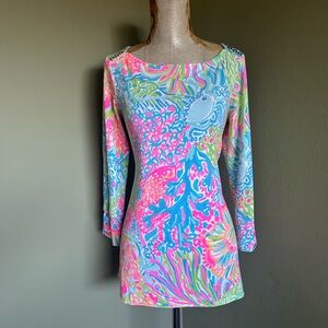 Lilly Pulitzer Colorful 3/4 Sleeve Top